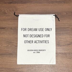 🔥🔥🔥Golden Goose White Drawstring Dust Bag🔥🔥🔥